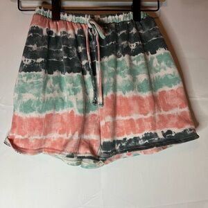Stylish Tie-Dye Athletic Shorts
